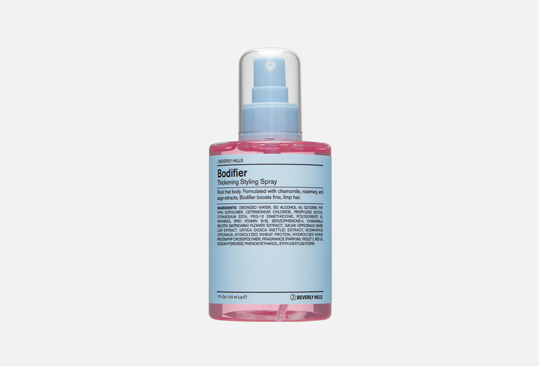 J BEVERLY HILLS Thickening styling spray Blue bodifier