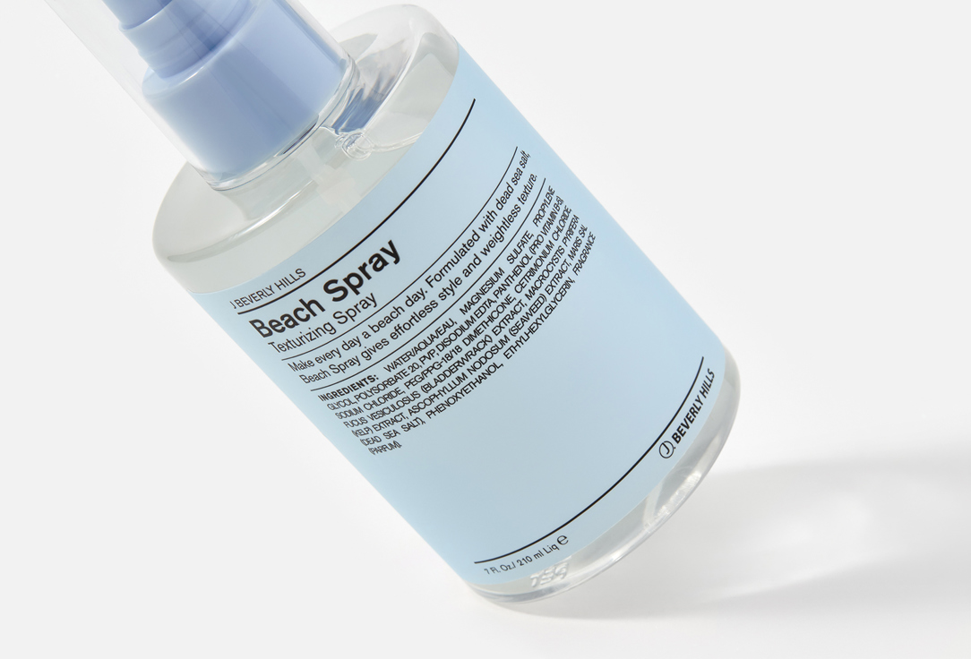 J BEVERLY HILLS Texturizing hair spray Blue beach spray