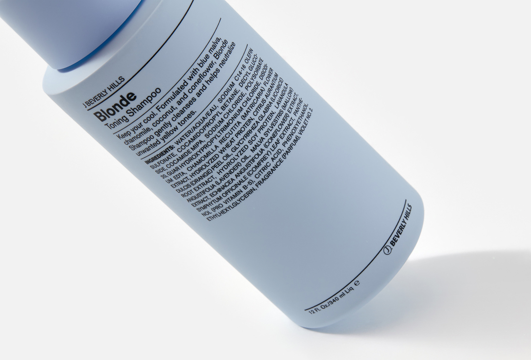 J BEVERLY HILLS Hair toning shampoo Blue blonde