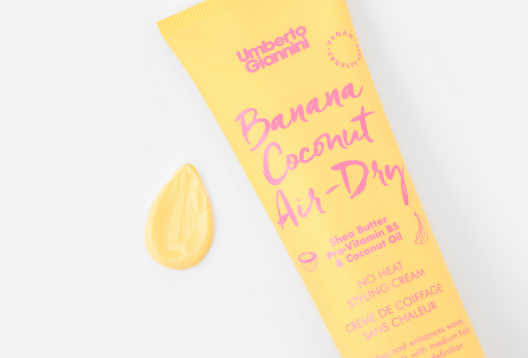 Umberto Giannini Styling Hair Cream Banana Coconut Air Dry