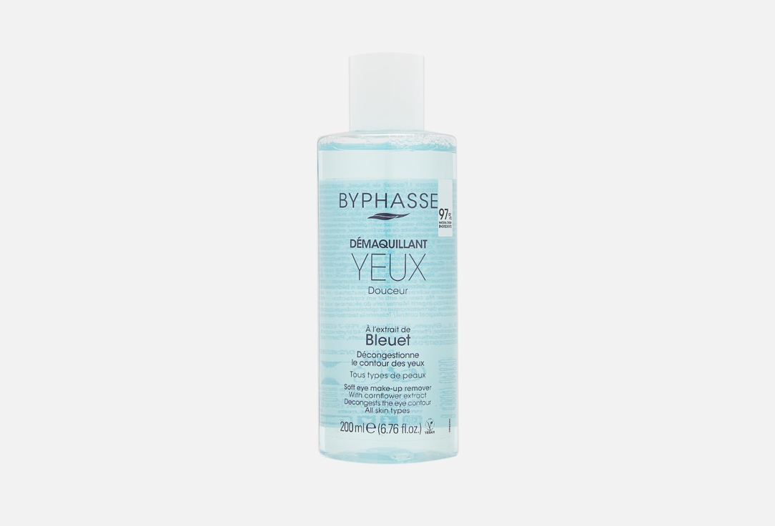 BYPHASSE Soft Eye Make Up Remover Cornflower Extract 200 ml BYPHASSE Soft Eye Make Up Remover Cornflower Extract