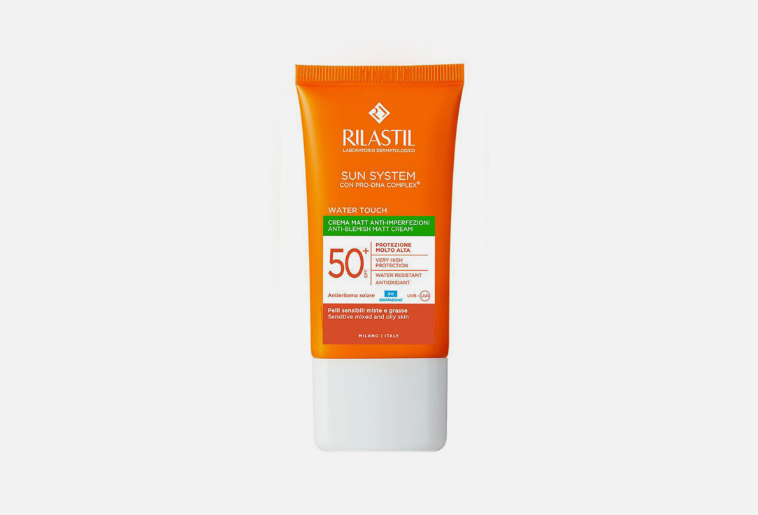 Rilastil Mattifying anti-blemish face cream SPF 50+ SUN SYSTEM