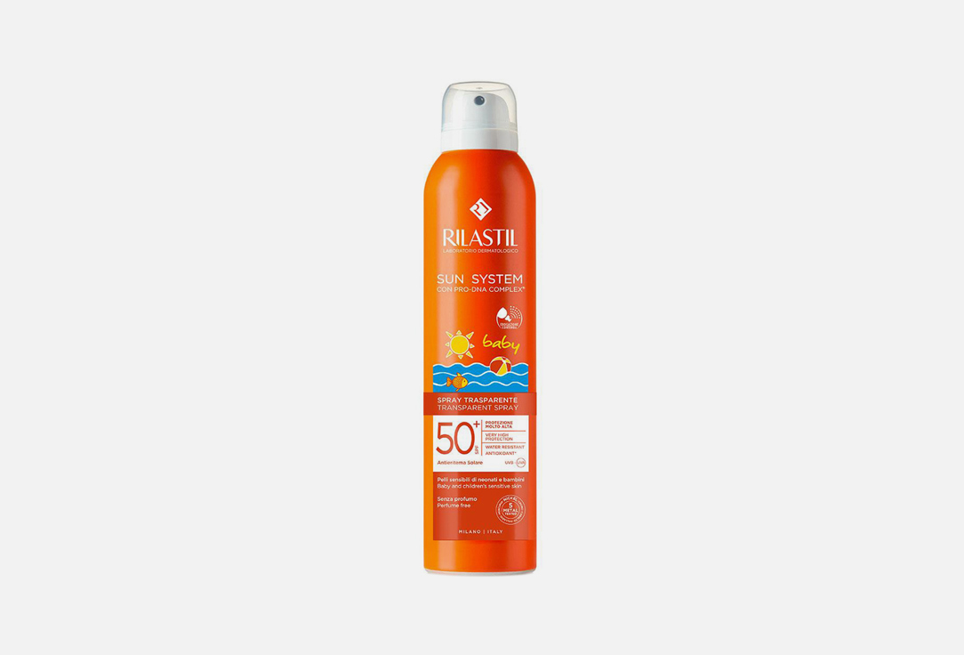 ريلاستيل بخاخ شفاف للأطفال بمعامل حماية من الشمس +SPF 50 صن سيستم 200 مل ريلاستيل بخاخ شفاف للأطفال بمعامل حماية من الشمس +SPF 50 صن سيستم