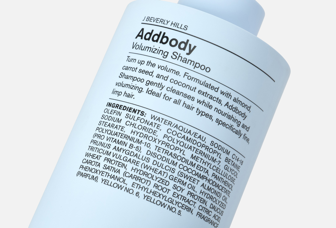 J BEVERLY HILLS Hair volumizing shampoo Blue addbody 936 ml J BEVERLY HILLS Hair volumizing shampoo Blue addbody