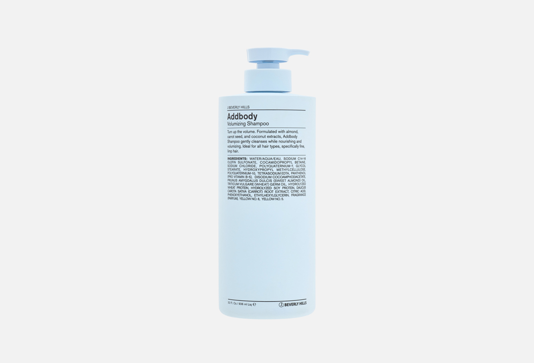 J BEVERLY HILLS Hair volumizing shampoo Blue addbody 936 ml J BEVERLY HILLS Hair volumizing shampoo Blue addbody
