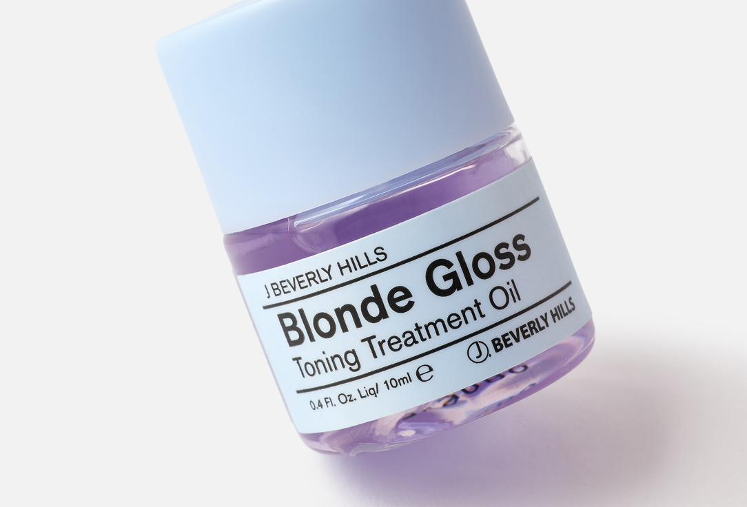 J BEVERLY HILLS Hair toning treatment oil Blue blonde gloss