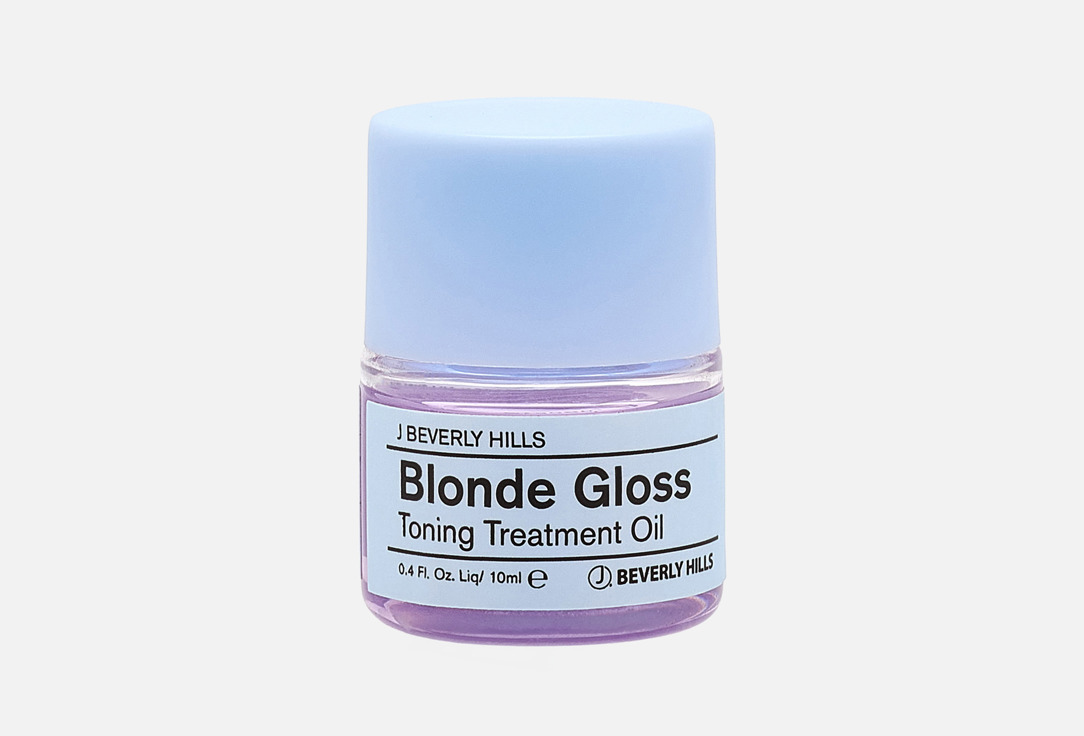 J BEVERLY HILLS Hair toning treatment oil Blue blonde gloss