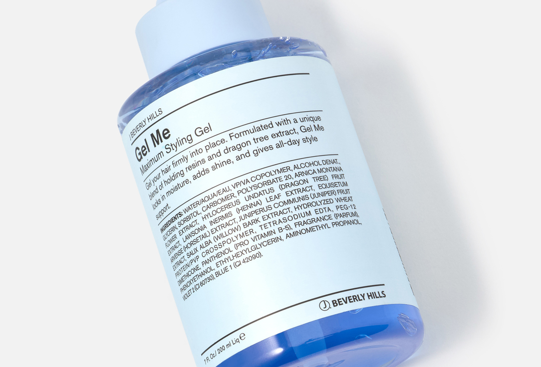 J BEVERLY HILLS Hair styling gel Blue gel me