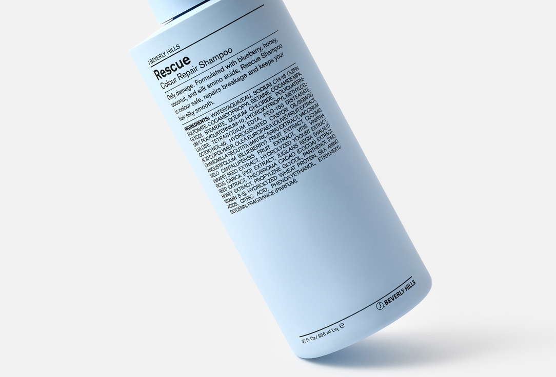 J BEVERLY HILLS Nourishing hair shampoo Blue rescue