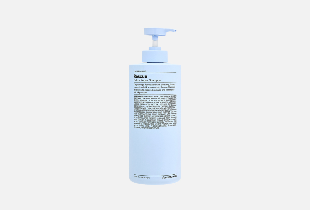 J BEVERLY HILLS Nourishing hair shampoo Blue rescue