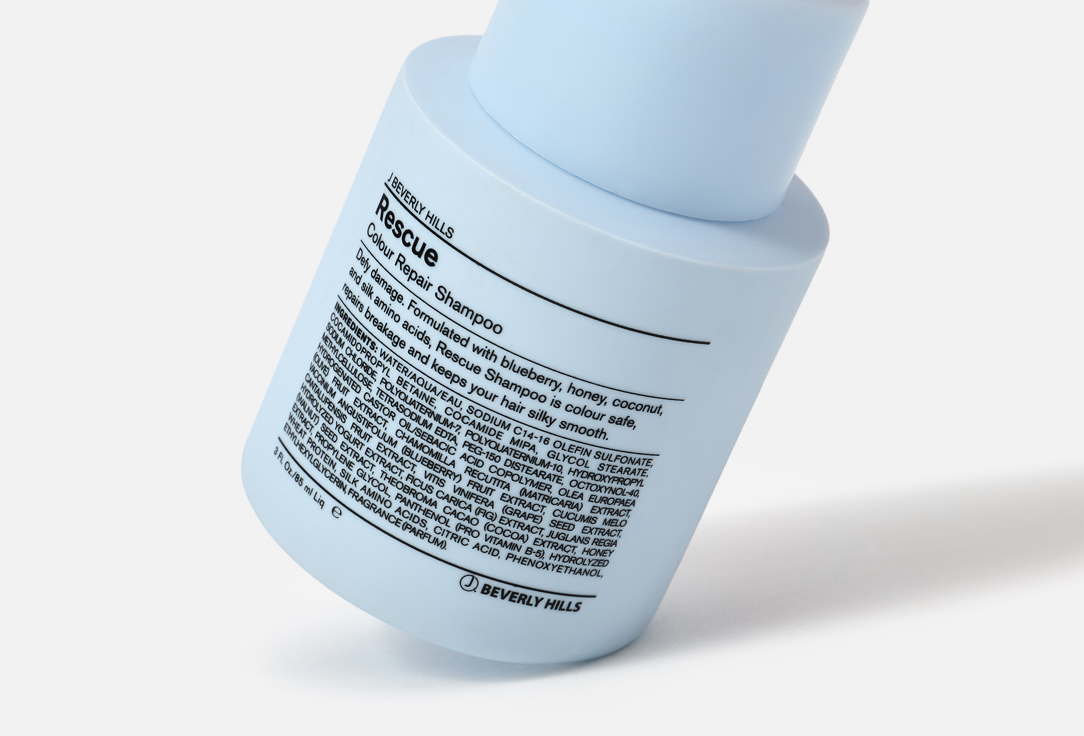 J BEVERLY HILLS Nourishing hair shampoo Blue rescue