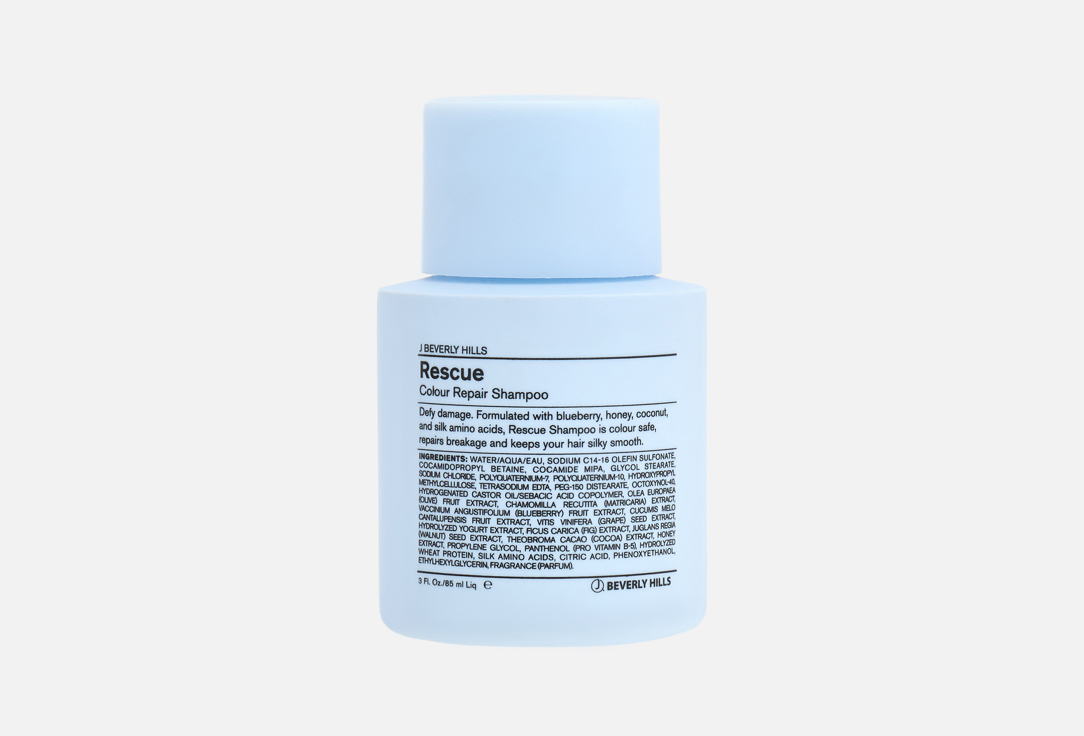 J BEVERLY HILLS Nourishing hair shampoo Blue rescue