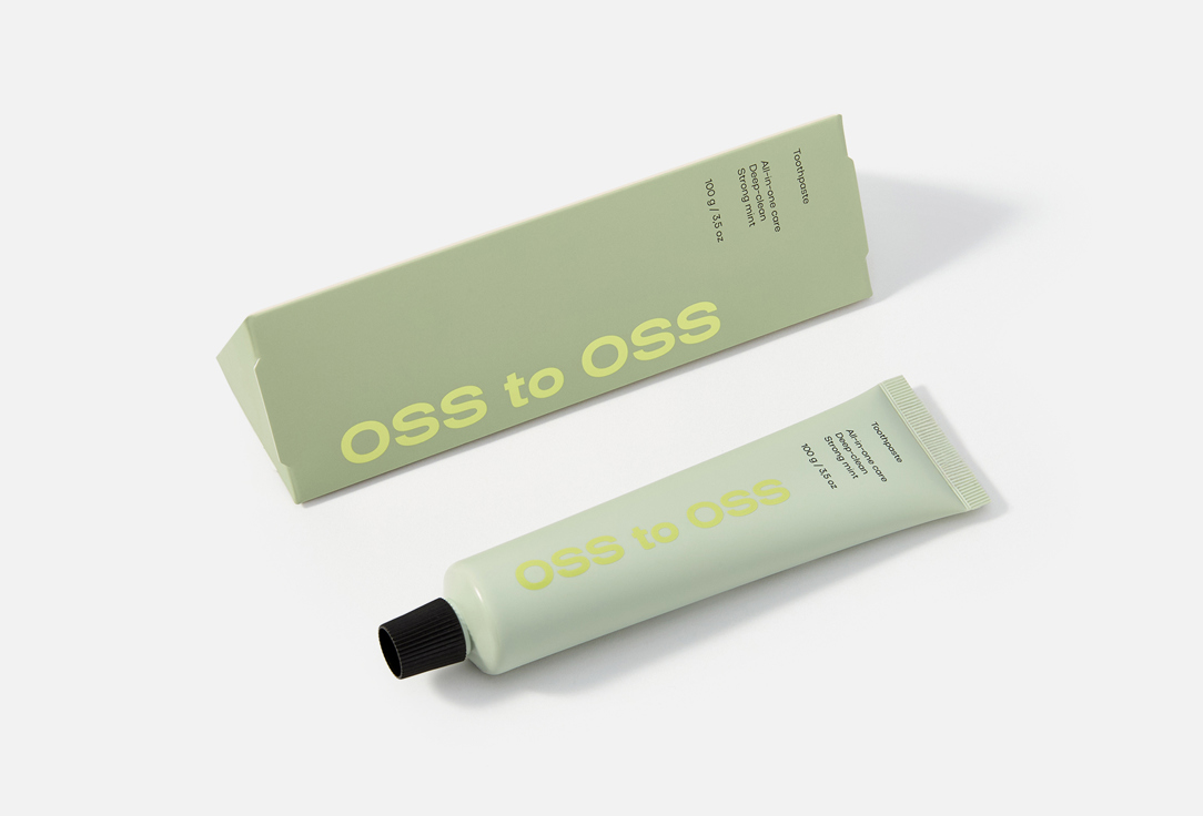 oss to oss Toothpaste for daily care Strong mint 100 g oss to oss Toothpaste for daily care Strong mint