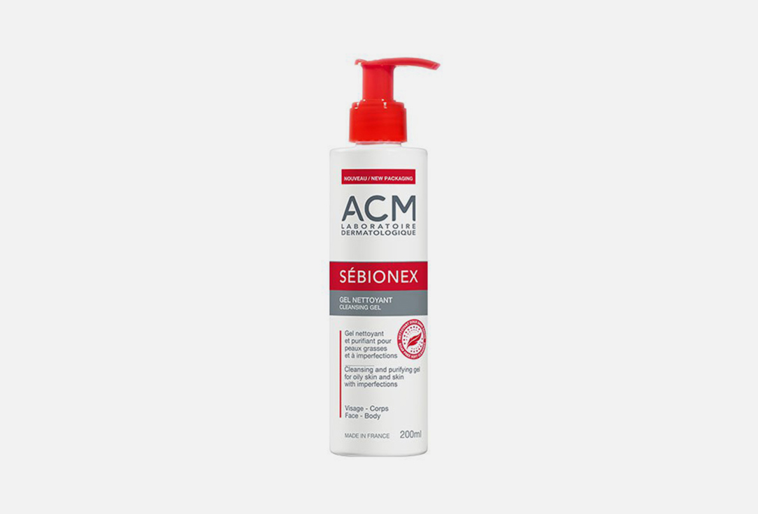 ACM Laboratoire Dermatologique Cleansing gel Sebionex 200 ml ACM Laboratoire Dermatologique Cleansing gel Sebionex