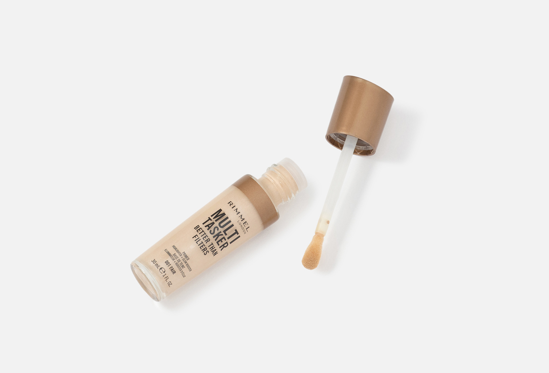 Rimmel Multi-Use Foundation MultiTasker Better Than Filters 001, Fair 30 ml Rimmel Multi-Use Foundation MultiTasker Better Than Filters