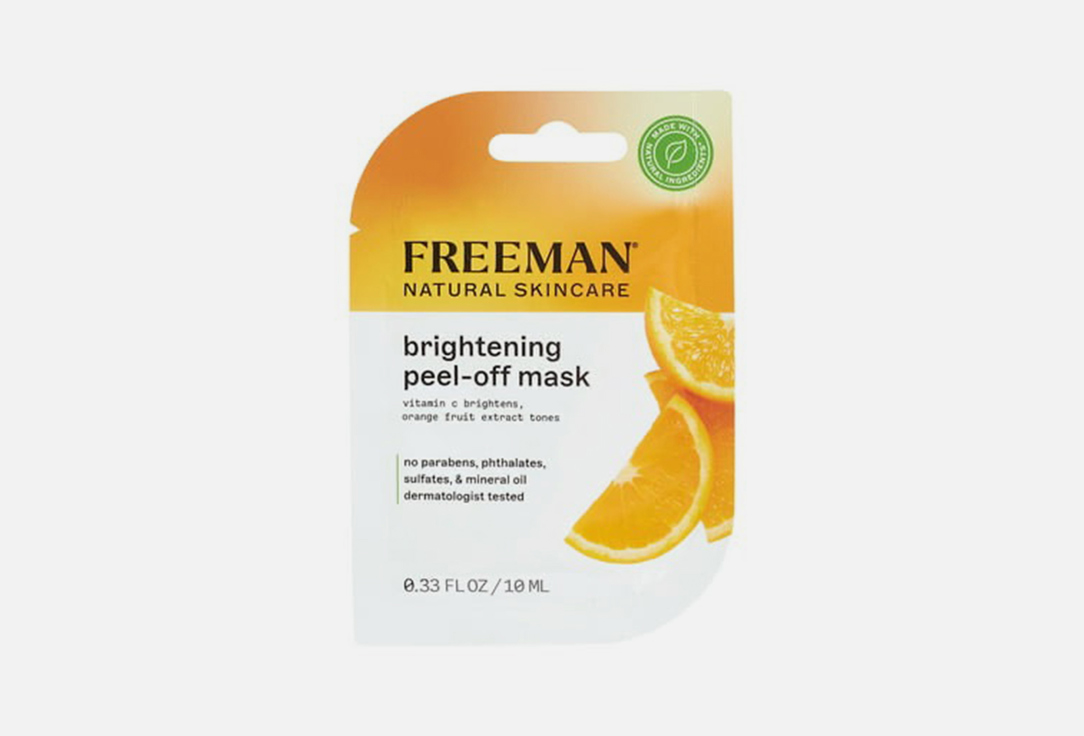 Freeman Beauty Peeling Face Mask Brightening Vitamin C & Orange Extract