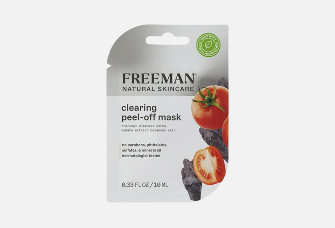 Freeman Beauty Peeling Face Mask Clearing Charcoal & Tomato