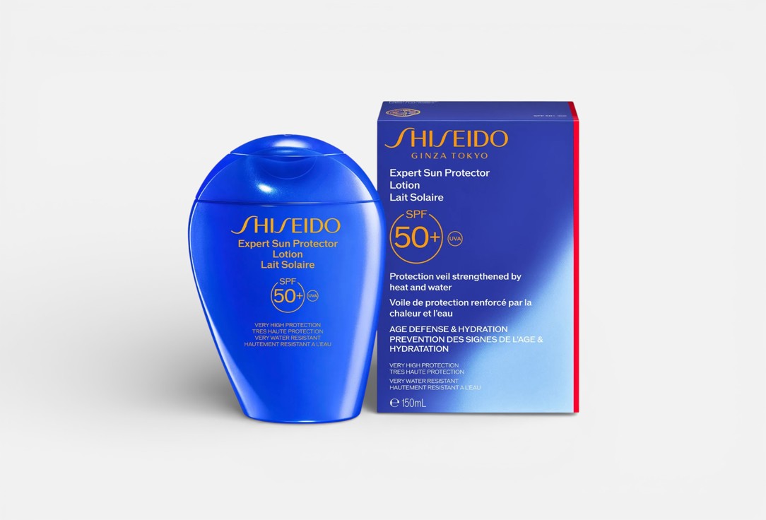 شيسيدو لوشن واق من الشمس للوجه والجسم بعامل حماية SPF50+ إكسبرت صن بروتكتور