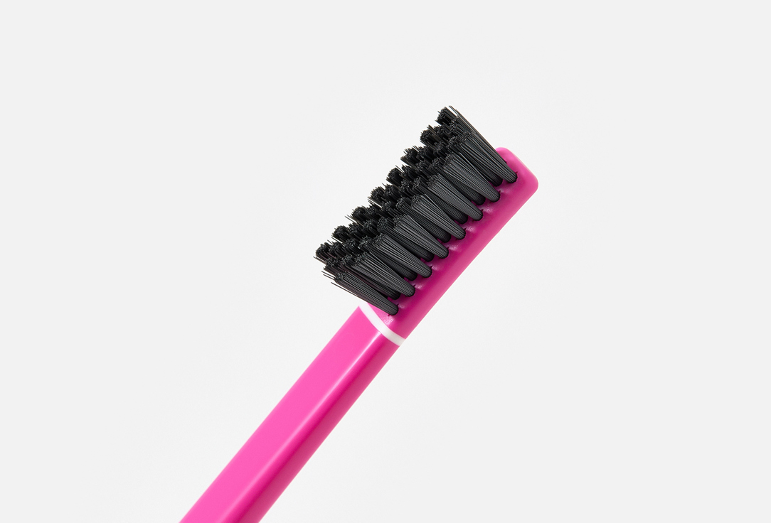 PIUMA Medium toothbrush with stand Very Magenta