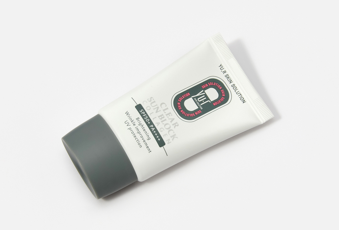 YuR Sunscreen SPF 50+ PA++++ Clear sun block collagen 30 ml YuR Sunscreen SPF 50+ PA++++ Clear sun block collagen