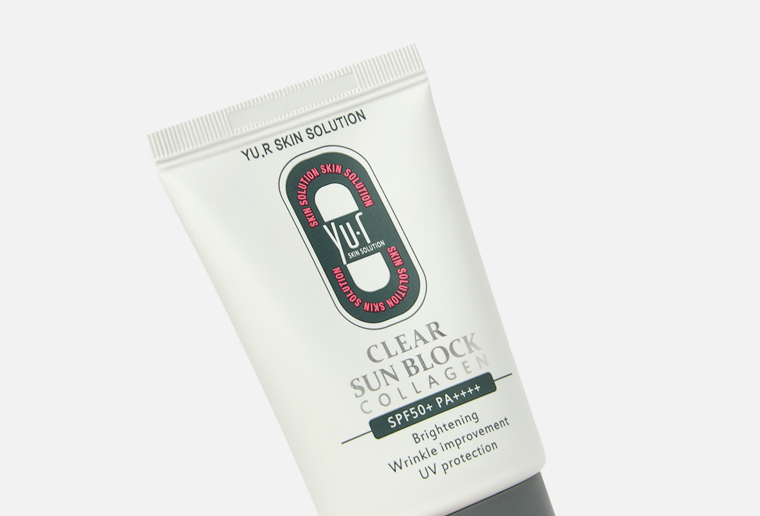 YuR Sunscreen SPF 50+ PA++++ Clear sun block collagen 30 ml YuR Sunscreen SPF 50+ PA++++ Clear sun block collagen