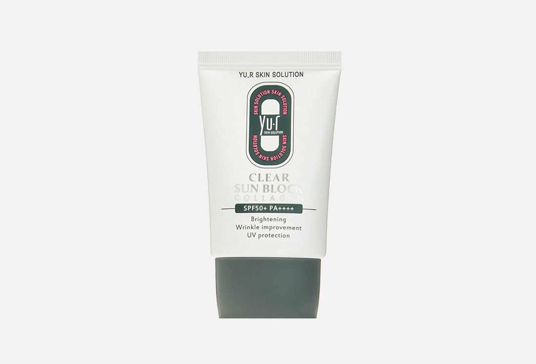 YuR Sunscreen SPF 50+ PA++++ Clear sun block collagen 30 ml YuR Sunscreen SPF 50+ PA++++ Clear sun block collagen