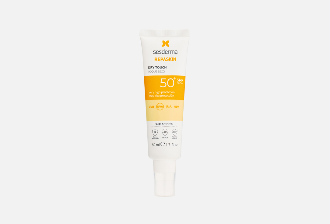Sesderma Водостойкий солнцезащитный крем SPF50+ Repaskin dry touch