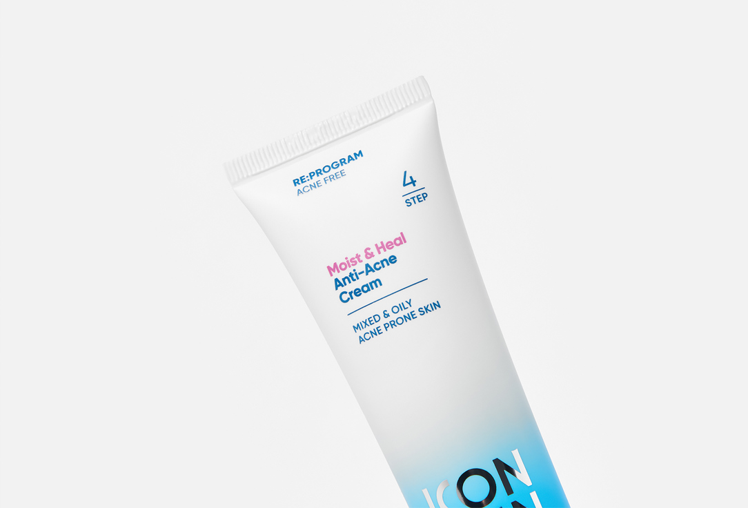 ICON SKIN Anti-Acne face Cream Moist & Heal