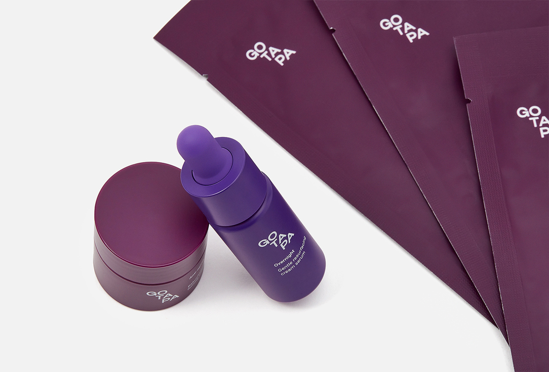Go Tapa Skincare set: Face Serum, Mask, Cream Age Undo Trio 5 pcs Go Tapa Skincare set: Face Serum, Mask, Cream Age Undo Trio