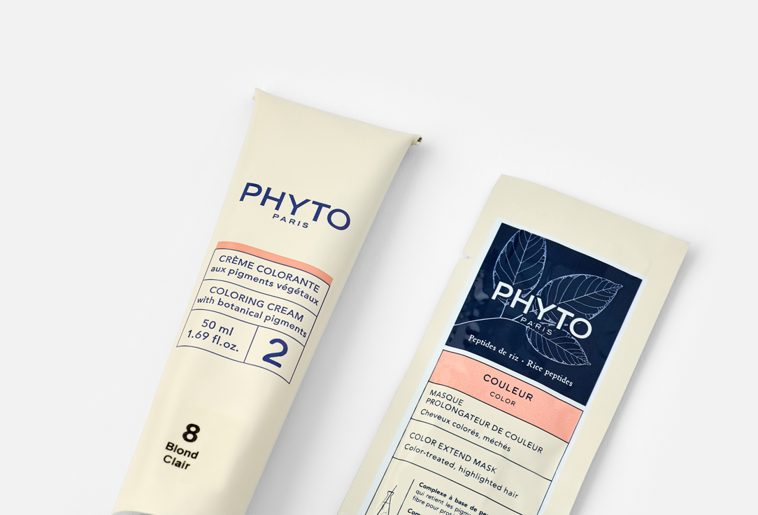PHYTO Hair Dye Phytocolor 8, Light blonde 112 ml PHYTO Hair Dye Phytocolor
