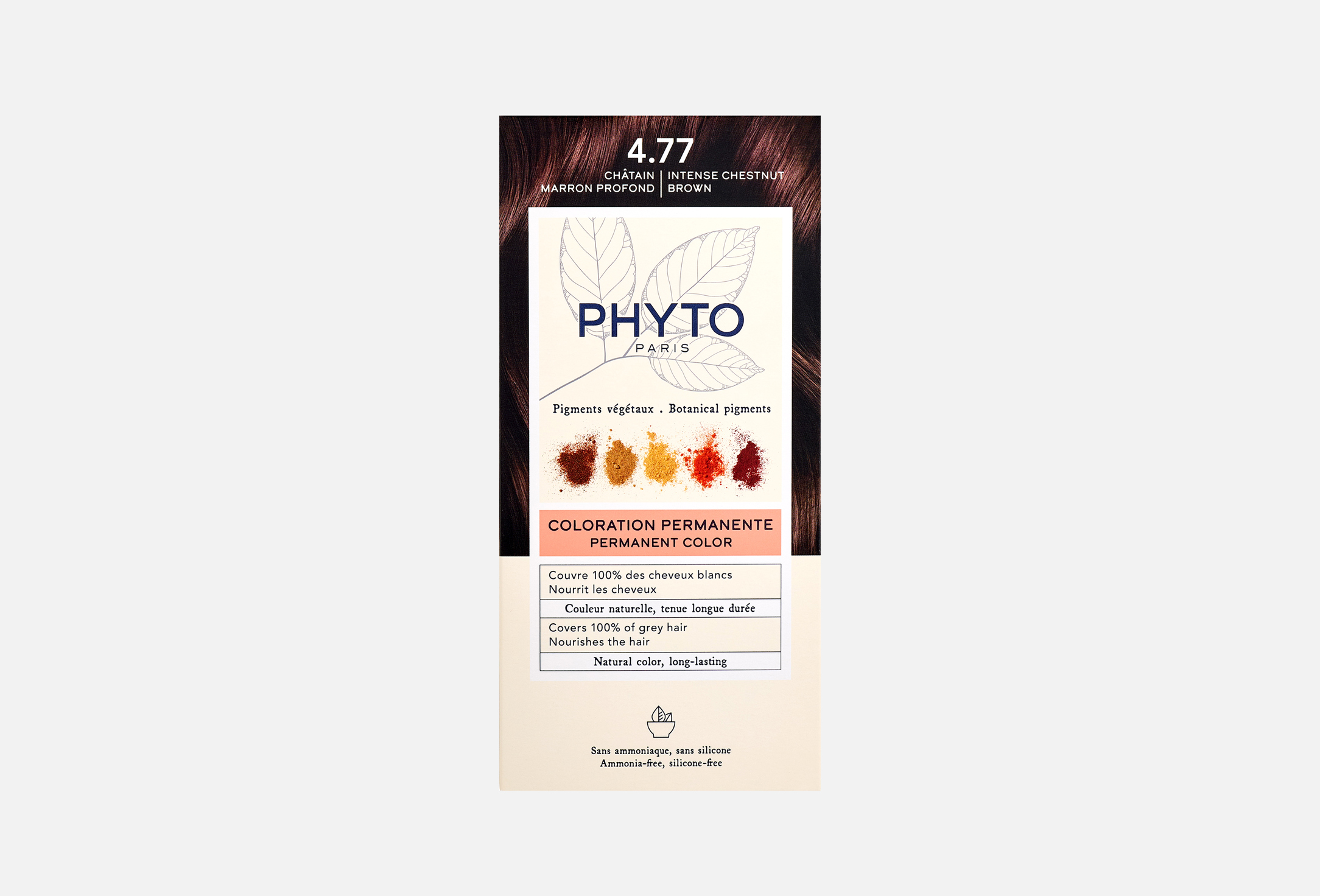 Phytocolor  112 4.77, Intense chestnut brown