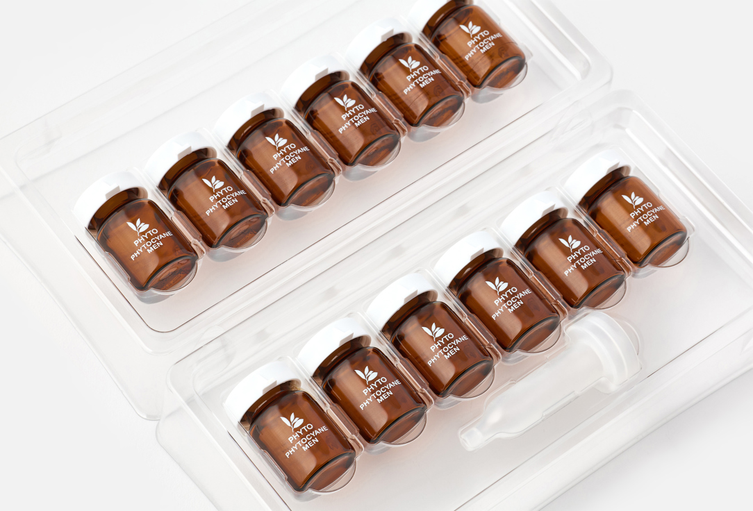 PHYTO Densifying hair serum Phytocyane MEN 12 pcs PHYTO Densifying hair serum Phytocyane MEN