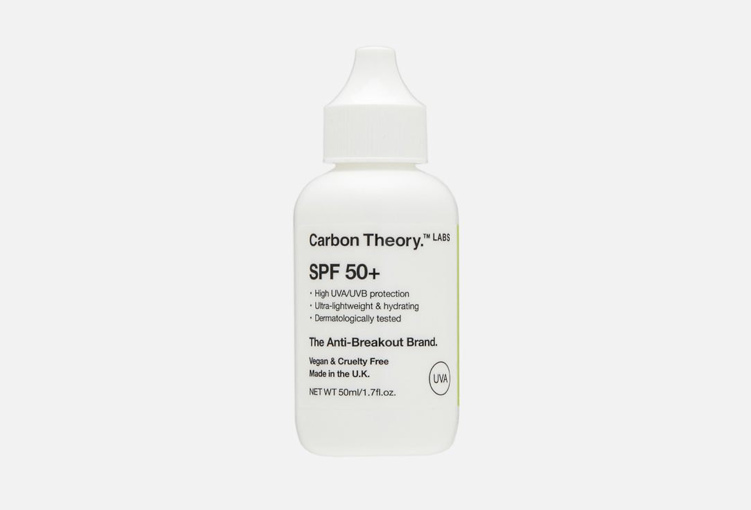 CARBON THEORY Moisturizing & Smoothing Face Sunscreen SPF50+ Day-Lite 50 ml CARBON THEORY Moisturizing & Smoothing Face Sunscreen SPF50+ Day-Lite