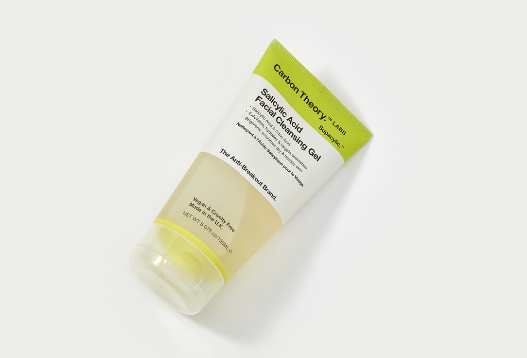 CARBON THEORY Smoothing Face Cleanser Salicylic Acid 150 ml CARBON THEORY Smoothing Face Cleanser Salicylic Acid