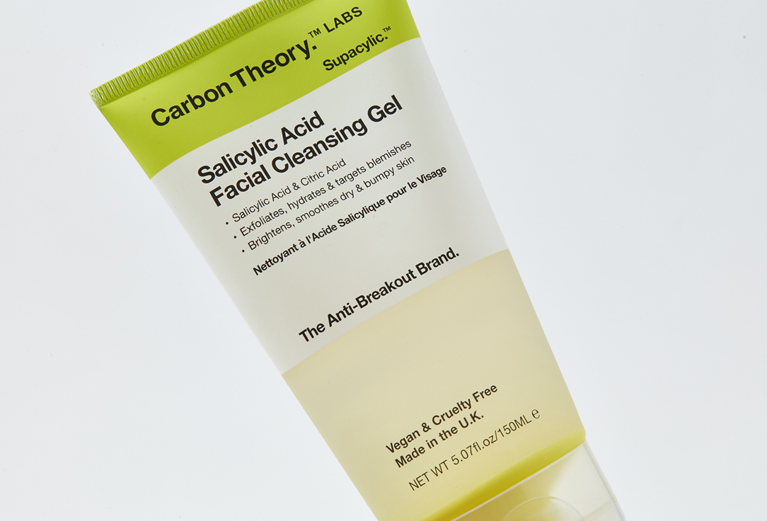 CARBON THEORY Smoothing Face Cleanser Salicylic Acid 150 ml CARBON THEORY Smoothing Face Cleanser Salicylic Acid