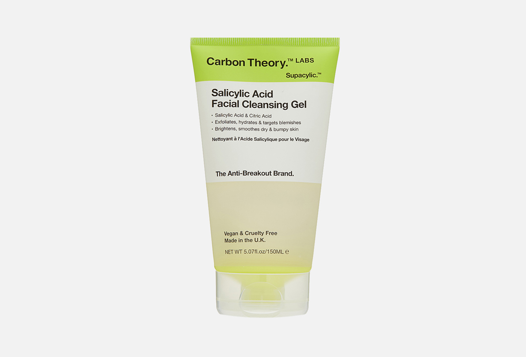 CARBON THEORY Smoothing Face Cleanser Salicylic Acid 150 ml CARBON THEORY Smoothing Face Cleanser Salicylic Acid