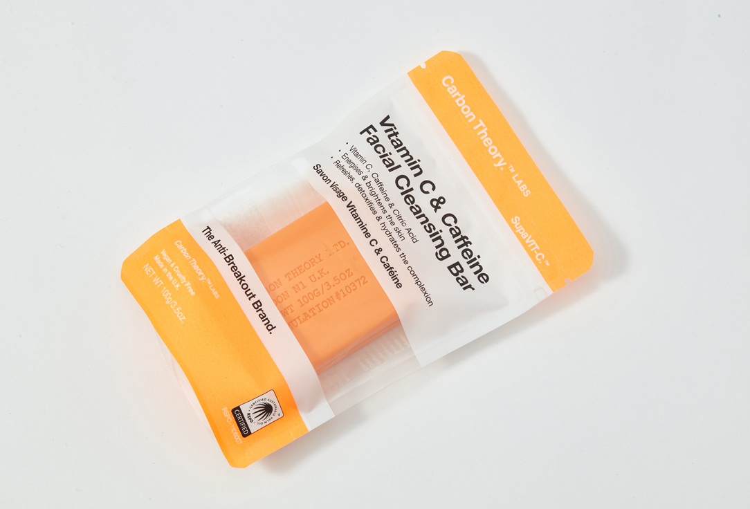 CARBON THEORY Brightening Face Bar Vitamin C & Caffeine