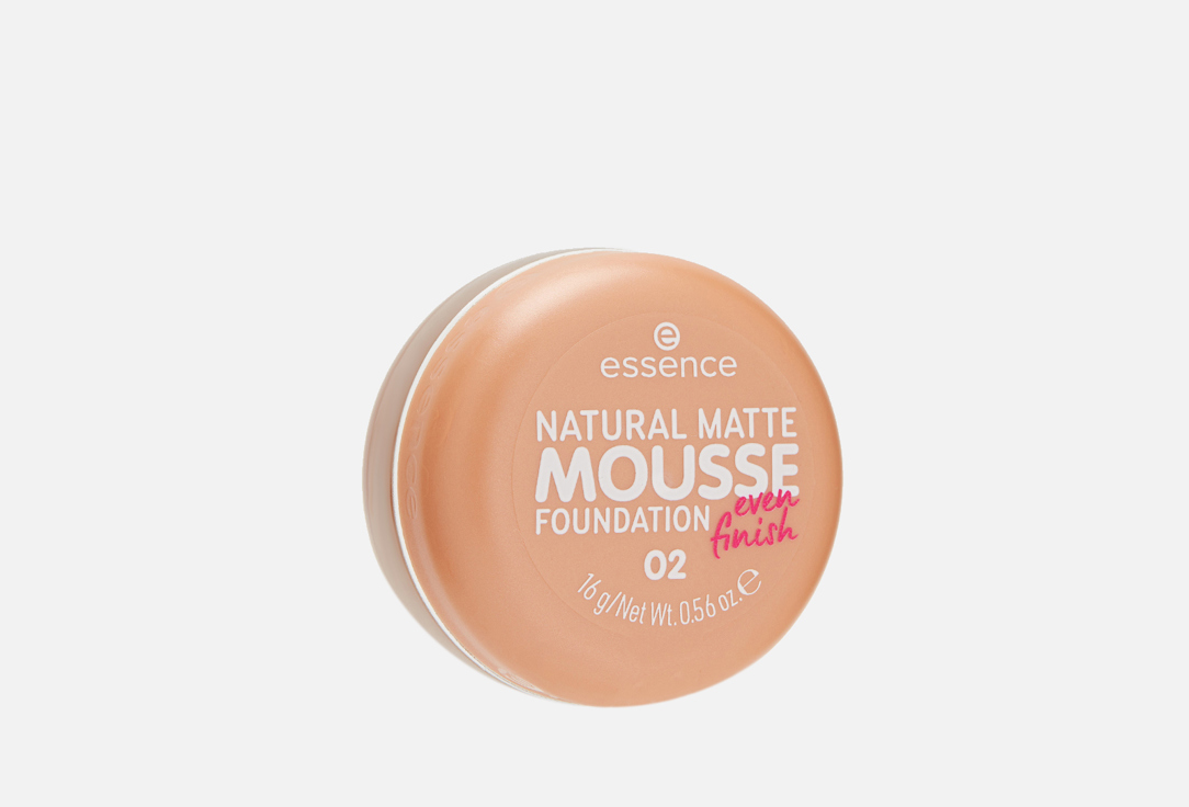essence Foundation NATURAL MATTE MOUSSE 02 16 g essence Foundation NATURAL MATTE MOUSSE