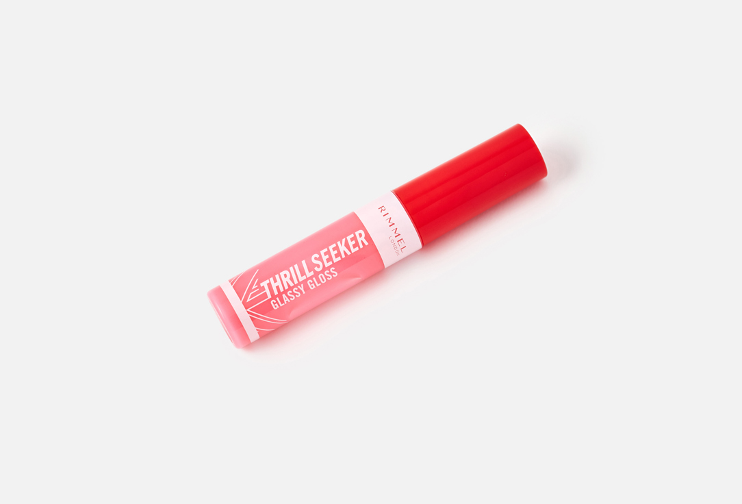 Rimmel Lip gloss Thrill Seeker Glassy 150, Pink candy 5.5 g Rimmel Lip gloss Thrill Seeker Glassy