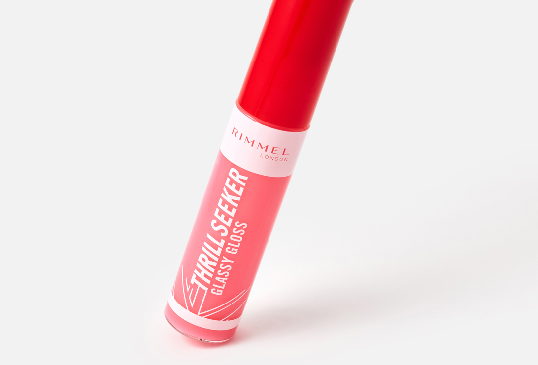 Rimmel Lip gloss Thrill Seeker Glassy 150, Pink candy 5.5 g Rimmel Lip gloss Thrill Seeker Glassy