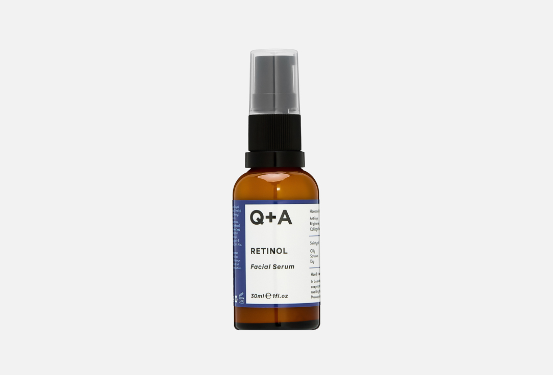 Q+A Rejuvenating night Face serum Retinol