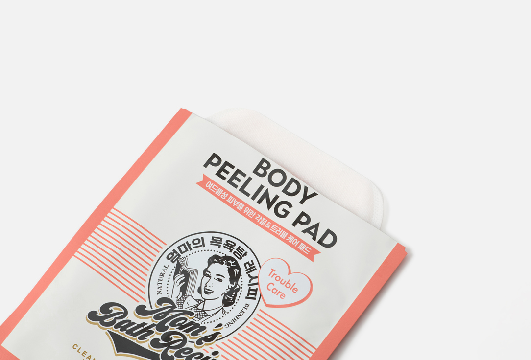 Mom's Bath Recipe Exfoliating & Soothing Body Trouble Pad Body Peeling Pad 8 pcs Mom's Bath Recipe Exfoliating & Soothing Body Trouble Pad Body Peeling Pad