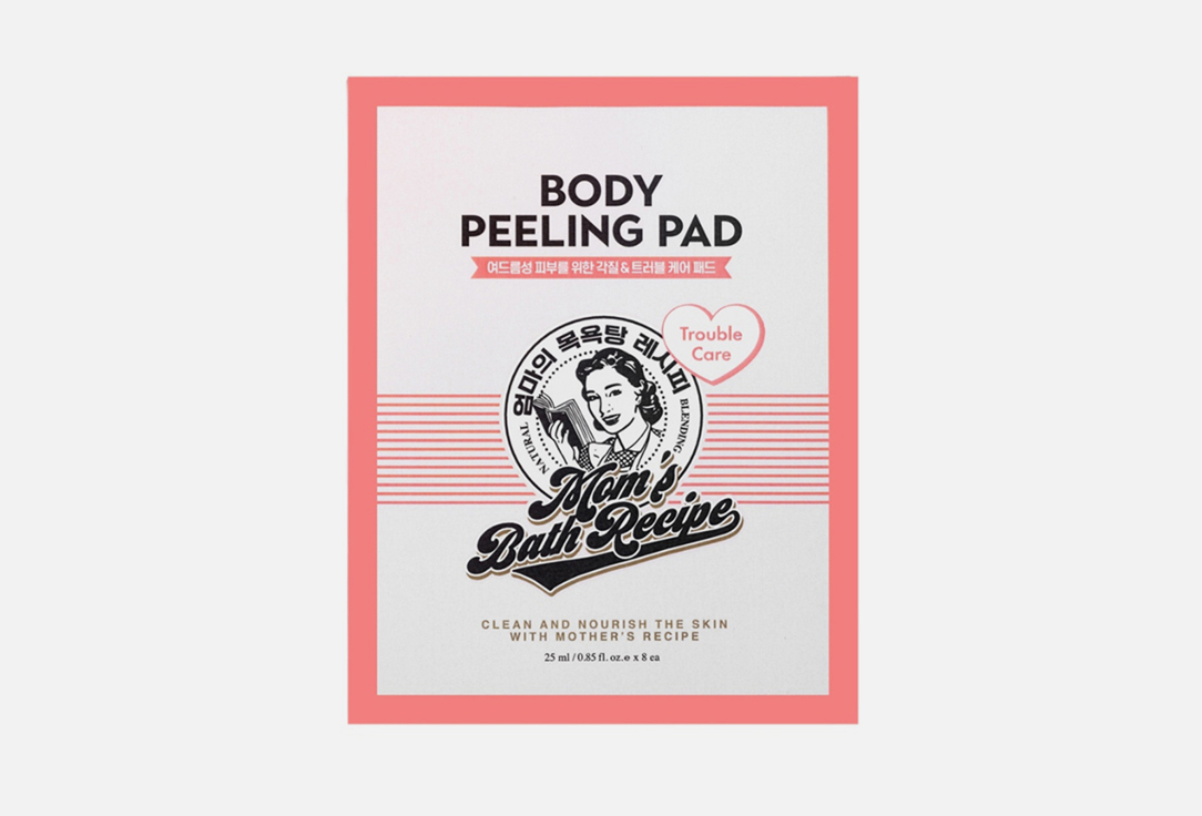Mom's Bath Recipe Exfoliating & Soothing Body Trouble Pad Body Peeling Pad 1 pcs Mom's Bath Recipe Exfoliating & Soothing Body Trouble Pad Body Peeling Pad