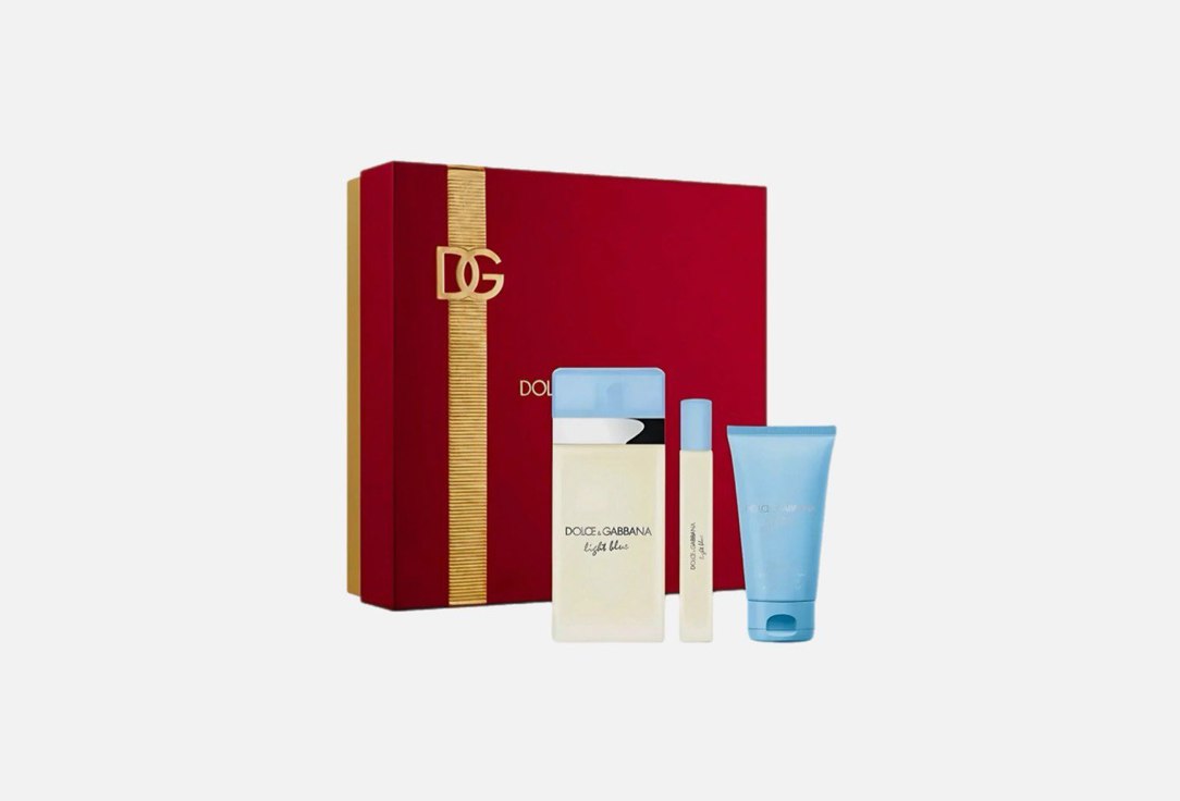 Dolce & Gabbana Eau de Toilette & Body Cream Gift Set Light Blue 3 pcs Dolce & Gabbana Eau de Toilette & Body Cream Gift Set Light Blue