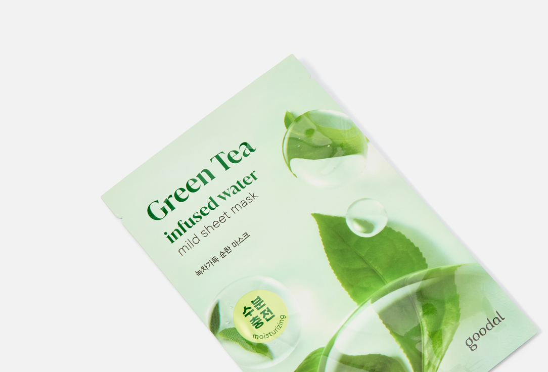 Goodal Soothing Face Sheet Mask Green Tea Infused Water