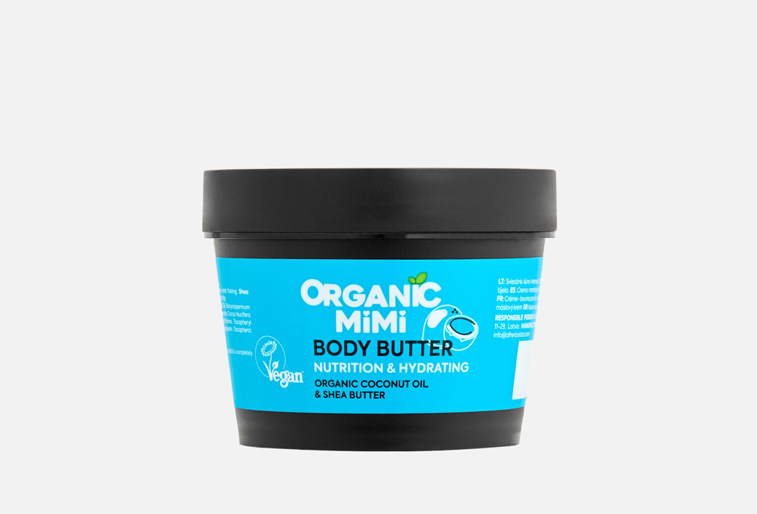 ORGANIC MIMI Body Butter Nutrition & Hydrating Coconut & Shea