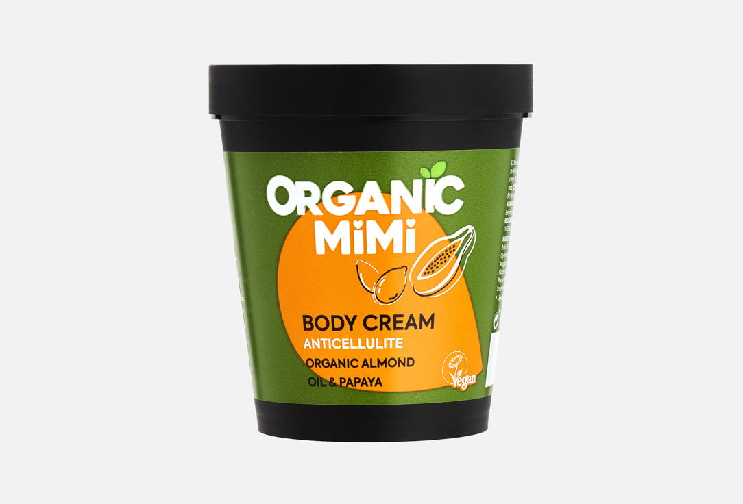 ORGANIC MIMI Крем для тела Anticellulite Almond & Papaya