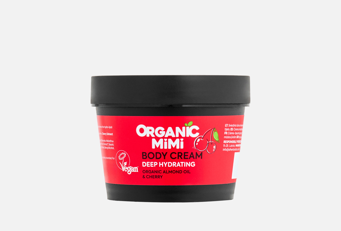 ORGANIC MIMI Крем для тела Deep Hydrating Almond & Cherry