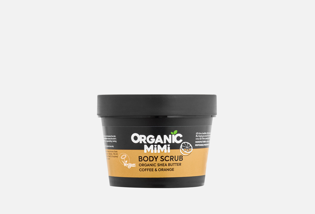 ORGANIC MIMI Body Scrub Coffee & Orange