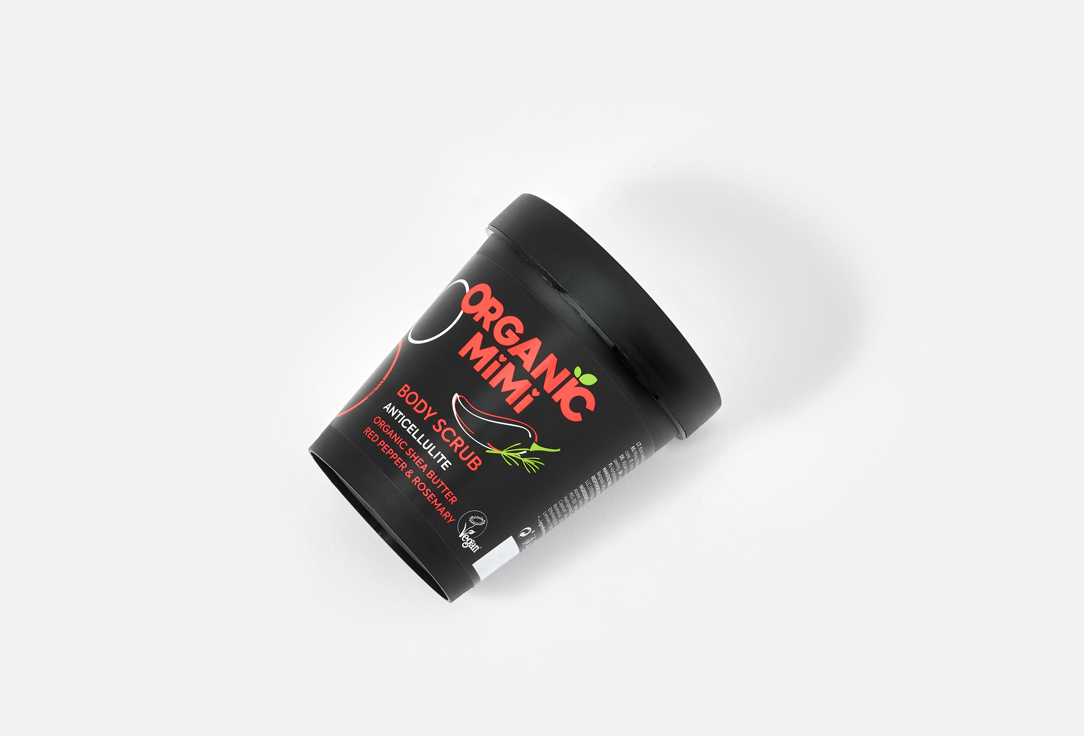 ORGANIC MIMI Body Scrub Anticellulite Red Pepper & Rosemary